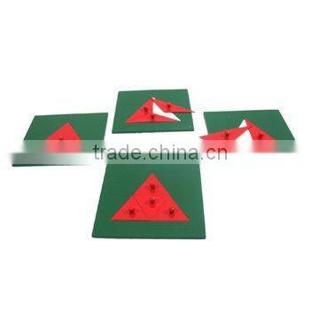 Metal Fraction Circles with Stands Montessori toy of Montessori material