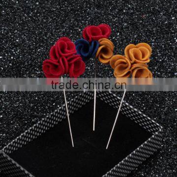 Men's suit accessories brooch pin, flower lapel brooch pin