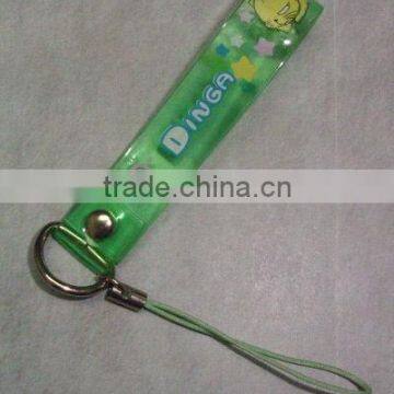 soft PVC mobile phone strap