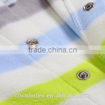 Autumn and Winter Custom Printed Micro Polar Fleece Infant Romper Footed Pajamas for Baby photo-4