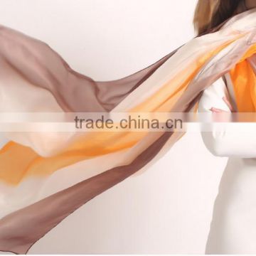 100% silk digital print silk shawl