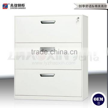 executive steel filing cabinet patent handle design storage 3 drawer cabinet