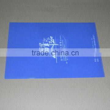 Custom Clear L-shape folder , A4 size L-shaped file folder