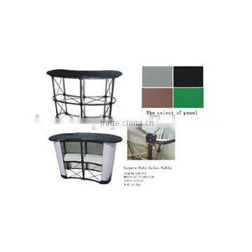 Expo promotional exhibition folded aluminum 2*2 pop up advertising counter