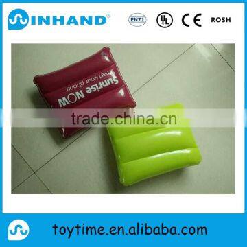 eco-friendly pvc inflatable pillow, home furniture bath pillow
