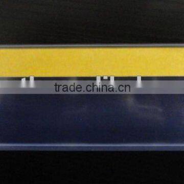 transparent PVC price holder with self-adhesive tape