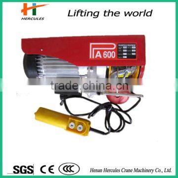 20 M Wire Rope Electric Hoist 600 kg Mini Electric Hoist