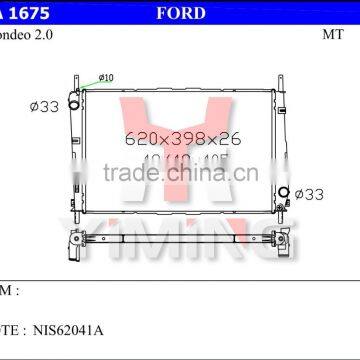 Auto radiator for Fordd Mondeo 2.0 MT