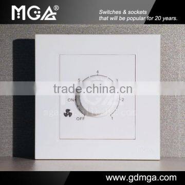 MGA A9 Series ceiling fan reversing switch& speed rotary fan switch