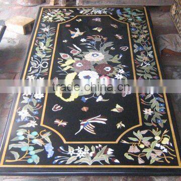 Marble Dining Table Top , Marble Inlay Table Tops