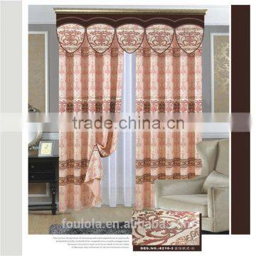 New Polyester Jacquard Curtain Fabric European Jacquard Fabric photo-3