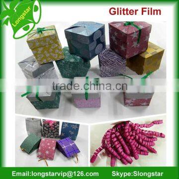 Hot Selling Laminate Film Glitter Used For Holiday Decoration