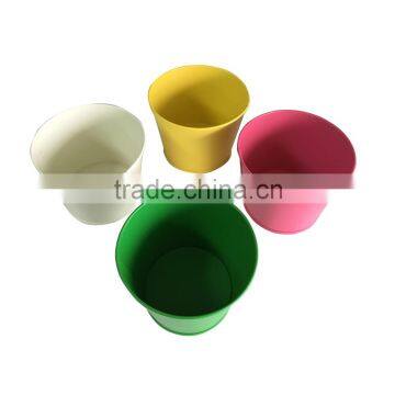 CMYK Garden Flower Metal Bucket/Pot Without Handle photo-3
