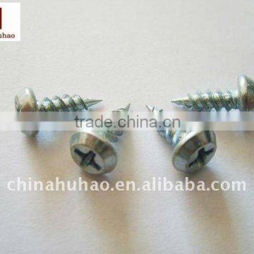 carbon steel white znic philiips pan framing head self tapping screw