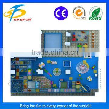 China Produced High Quality Amusement Park Supplies Naughty Castle/kids Playground photo-2