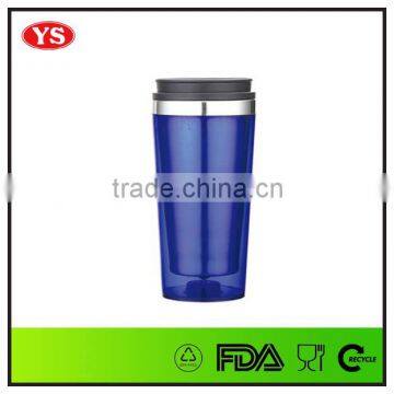 16 oz double wall insulated coffee mug with lid