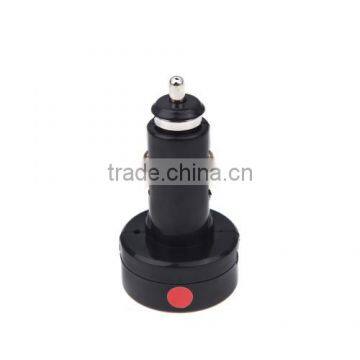 2in1 12V / 24V Digital Voltmeter 5V 2.1A Car Cigarette Lighter Usb Charger for Phone Red LED Display photo-4