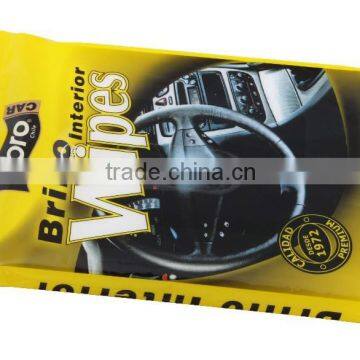 disposable antibaterial wet wipe tissue for car interior