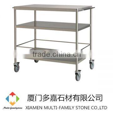 Stainless steel movable kitchen island modern