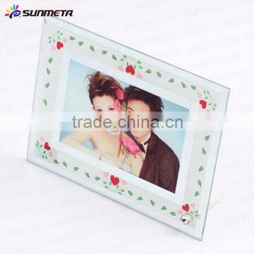 Sunmeta hot sale blank sublimation coated 180*230*5 glass photo frame