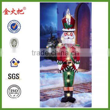 Lighted Santa Claus Holiday Stake