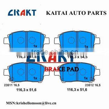 HIGH QUANTY BRAKE PAD FOR TOYOTA COROLLA