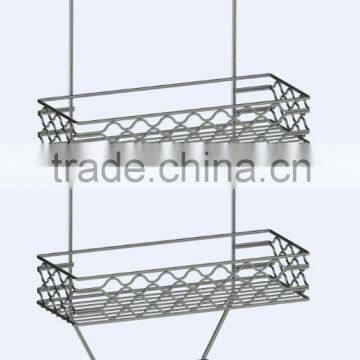 Bathroom Shelves shower caddy and teak tension pole caddy