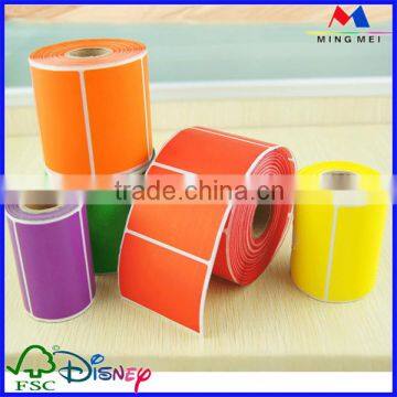 Paper sticker rolls for sale,label printing machine roll stickers