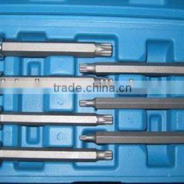 7 PC 3/8" DR. EXTRA LONG , M BIT SOCKET