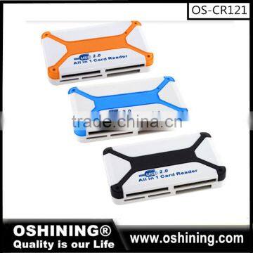 Wholesale High speed Multi all in one SD Card Memory Stick Reader (OS-CR121)