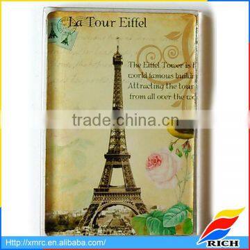 custom eiffel tower cheap glass fridge magnet collection souvenir wholesale