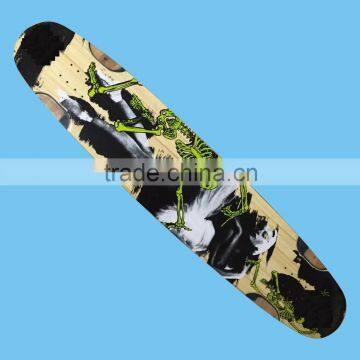 7 Ply Canadian Maple Wood Skateboard With Heat Transfer photo-2