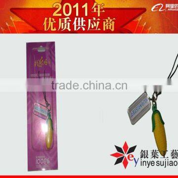 plastic corn mobile phone chains