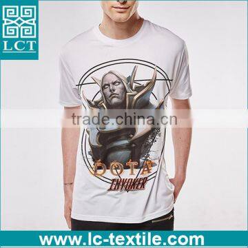 wholsale in stock DOTA fans dye sublimation t-shirt printing