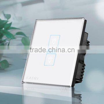 Two gang smart switch,glass panel switch