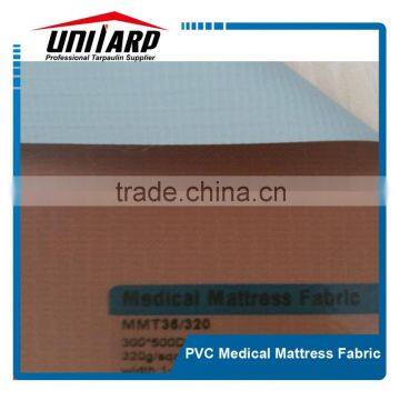 PVC tarpaulin for antibacterial medical mattress