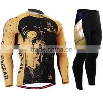 Cheap china wholesale men cycling clothing 2014 winter hot sell custom cycling Jersey