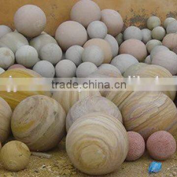 natural decorative stone ball