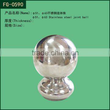 stainless steel ball 50mm tube fittings