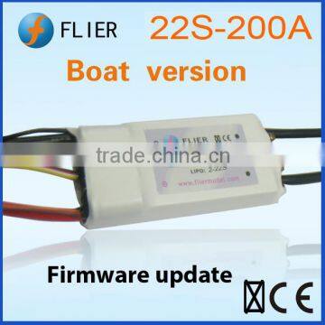 Flier Brushless Marine 22S 200A ESC+program Box photo-4