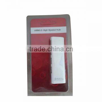 Rectangle Cuboid Shape Mini Slim USB 2.0 4Port USB Hub