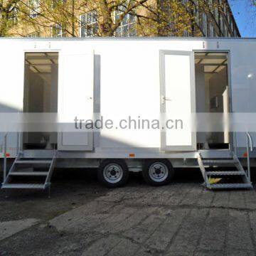 TFood Trailer,Portable Toilet With Trailer, Portable Toilet, Movable Trailer Toilet,Trailer Toile