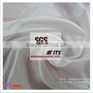 ES1084 Polyester Silk Habutai fabric for bag Lining fabric