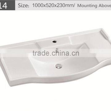 C1014series Sanitary Ware Ceramic Cabinet Basin for bathroom