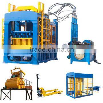 stacking blocks concrete QT4-15 concrete block making machine