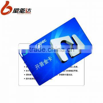 Greeting Silver VIP Discount Cards with Good quality