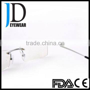 Most Popular Rimless Metal B Titanium Optical Eyeglasses photo-5