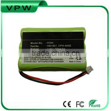 HB1001 CPH-464Z Ni-MH 3.6V 700mAh Cordless Phone battery