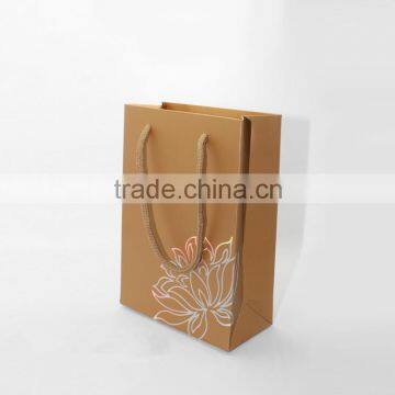 HIGH GLOSS Gold Thick Gift Cardboard Bag Custom Logo Print photo-4