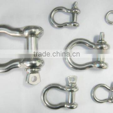 Marine use European Bow shackles small bow shackles lifting bow shackle